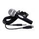Handheld Mini Conference System Microphone Wired Singing Microphone Black Color