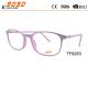 2018 hot sale style TR90 Optical frames,purple color frame, suitable for women