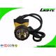25000 Lux High Power Rechargeable Miners Headlamp With Transparent Line with four lighting modes