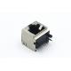 14.80mm 10 Pin Ethernet Connector Without Led And Transformer Pbt Ul94v-0
