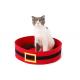 Santa Claus Belt Colorfast 35x10cm Felt Pet Cave Sleeping Mat