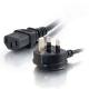 100% Copper Uk Type Power Cord , 250V AC Durable Uk Plug To C13