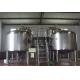 Semi Auto Bright Beer Tank Stainless Steel Beer Brewing System Steam Heating