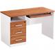 Knock Down Packed Melamine Office Computer Desk With Strong Leg