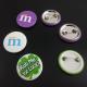 25mm round tin badge printed customers' design for promotional
