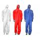 CE CAT3 Asbestos Disposable Coverall Suit SMS Type 5 6  For Hospital / Hotel