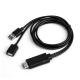 Android 3 in 1 USB To HDTV Cable USB Male Female To HDMI Male 1080P HDTV