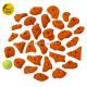 Gecko King 30pcs Xs Size Indoor Rock Climbing Wall Screwons For Adults