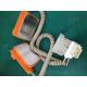 Nihon Kohden TEC-7621C Defibrillator Paddles ND-782VC Orange Grey Color