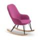 North Europe style fabric rocking chair furniture