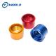 Customized aluminum alloy bright anodized CNC turning parts
