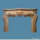 Flower Carved Decorative 30mm Marble Fireplace Mantel Surround