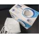 Foldable Disposable Respirator Mask , Easy Carrying White Surgical Mask