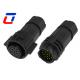18 Pin Male Female Waterproof Cable Connector M19 Inline Waterproof Connector