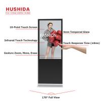 1920*1080 Interactive Digital Signage Touch Screen Monitor 350-500cd/㎡ Brightness