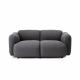 Home Furniture Double Seater Fabric Swell Wooden Modern Living Room Sofa Bed.