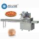 Automatic Horizontal Flow Wrap Machine Rotably Small Mexican Pizza Packaging