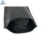 Stock Aluminium Foil Zipper Doypack Black Matte Stand Up Pouch