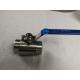 Stainless Steel High Pressure Ball Valve 1/4” - 4” Size Manual Operation