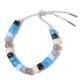 Fall Style Forte Beads Bracelet Handcraft Clasp Closure Silver Cord