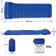 Lightweight Camping Inflatable Sleeping Pad 40D Nylon For Hiking Backpacking