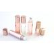 5ml 10ml Round Glass Essential Oil Bottle Pink Roller Roll With Aluminum Cap