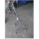 Reusable 2 Basket Shopping Trolley For Small Shop , 4 Swivel 3 Inch Pvc Casters