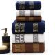 Hotel Customized 32S Pure Cotton Bath Towel with High Absorbency and Jacquard Design