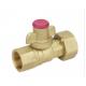 Brass Ball Type Float Valve With Water Meter Working Temperature -20℃~120℃