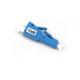 Blue LC 10DB Fiber Optic Attenuator Male To Female With Plastic / Metal Housing