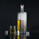 500ML 750ML 1000ML Clear Gin Rum Whiskey Glass Liquor Bottle with Cork Sealing Type