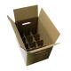 Heavy Duty Beer Wine Shipping Carton Box With Cardboard Dividers