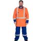 EN11611 Orange Hi Vis Fire Resistant Suits For Safety 9.3 CAL