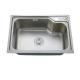 0.9mm Thick SUS 304 Stainless Steel Single Bowl Sink With Soap Dispenser