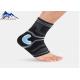 Elastic Knitting Compression Ankle Bandage Support With Silicone for Sport Body Protector
