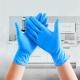 Blue White Disposable Hand Gloves Latex Nitrile For Cleaning Food Rubber