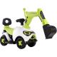 Children's Plastic Electric Excavator Outdoor Car With Battery Toy Car Motor 6V380*1