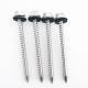 410 Stainless Steel Timber Screws Hex Washer Head Timber Decking Screws With EPDM Bonded Washer