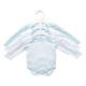 Snap Button Closure 100% Cotton Baby Rompers for in Autumn Long Sleeve and 0-3 Months