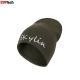 Knitted Reflective Beanie Cap Running Jacquard Embroidery Head Warmer