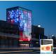 Outdoor IP67 Waterproof Transparent Glass LED Display P25 6500 Nits For Advertising