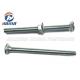 Square Neck Coach Zinc Plated Carriage Bolts for Timber with Flange Nut