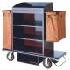 Large Capacity Room Service Tray Trolley Iron With Paint Coating