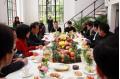 President LI Yuanyuan talks with freshmen on My College