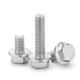 Stainless Steel A2 70 A4 80 Hex Flange Bolt DIN6921 Direct Supply for and Plain Finish