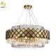 K9 Crystal Hanging Ceiling Light LED Brass Clear Modern Crystal Chandeliers