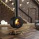 700mm Indoor Heater Suspended Hanging Fireplaces Wood Burning Stove