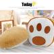 Bear Paw Shape Soft Chair Cushions , PP Cotton Filling Chair Cushion Pads