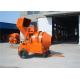 Hydraulic Tipping Hopper Mobile Diesel Concrete Mixer Machine For Concrete Mixing Works