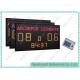 High School Electronic Football Scoreboard With Team Name And Clock , 180cm x 95cm